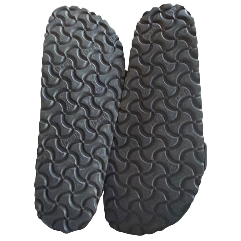 Birkenstock Arizona Big Buckle Black Leather Sandals Size 38 New Store Display - Picture 11 of 16